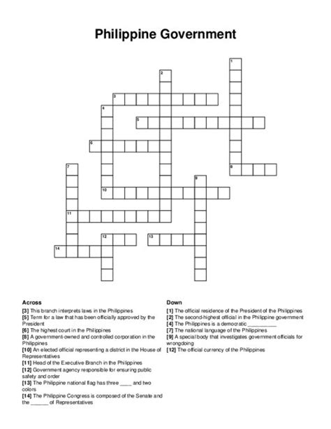 philippine municipality crossword|Crossword Clue: phillipine municipality. Crossword Solver.